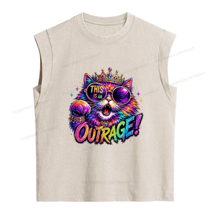 Pagewings Sci-Fi Book Lover Women's Washed Tank Top