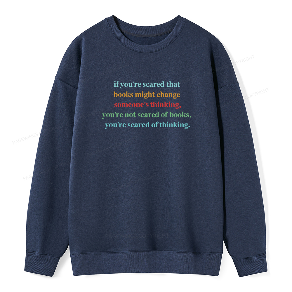 Pagewings Censorship Social Justice Shirt Booktrovert Unisex Classic Sweatshirt