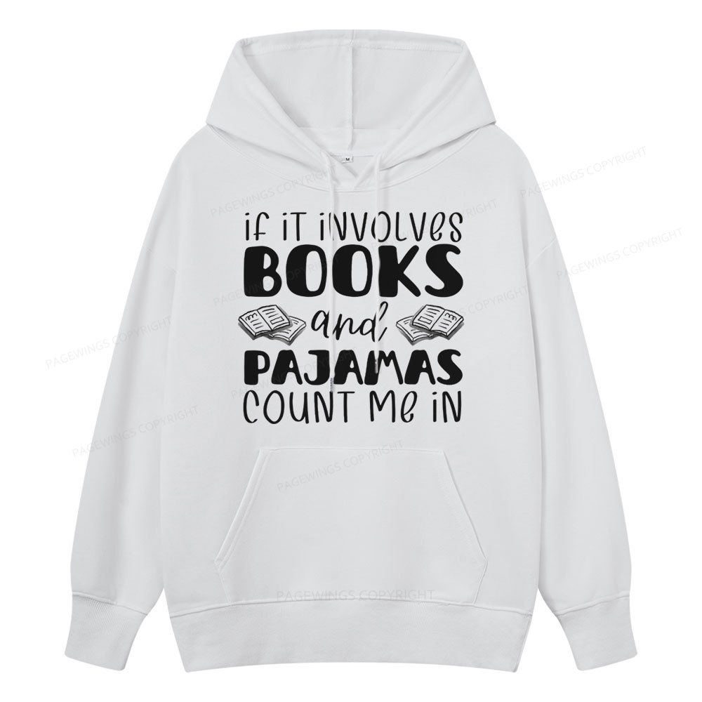 Pagewings Books And Pajamas Unisex Classic Hoodie