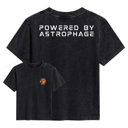 Pagewings Powered By Astrophage Women's Washed T-shirt