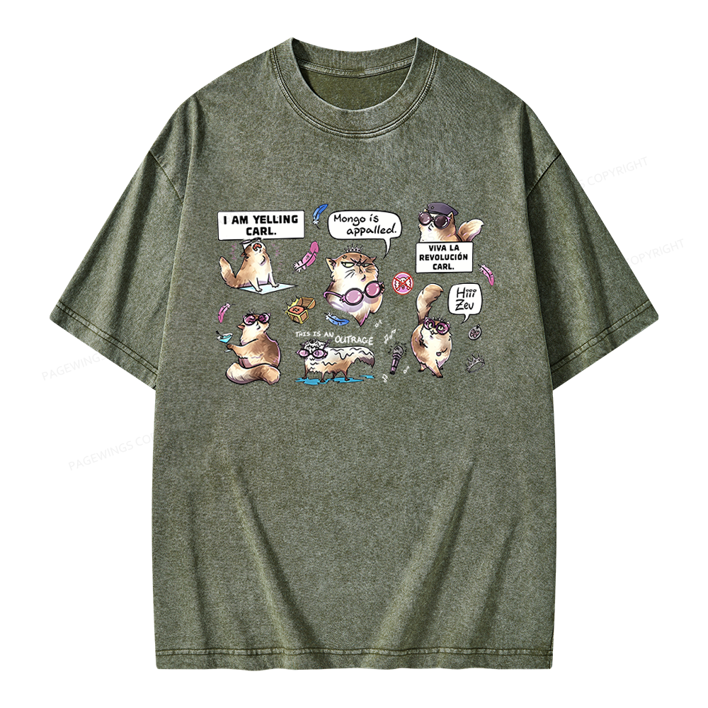 Pagewings Sci Fi Bookish Unisex Washed T-shirt