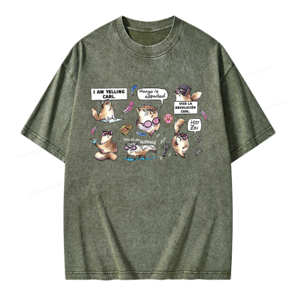 Pagewings Sci Fi Bookish Unisex Washed T-shirt