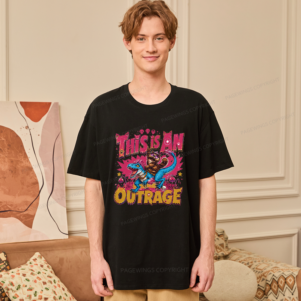 Pagewings Science Fiction Cat Unisex Classic T-shirt