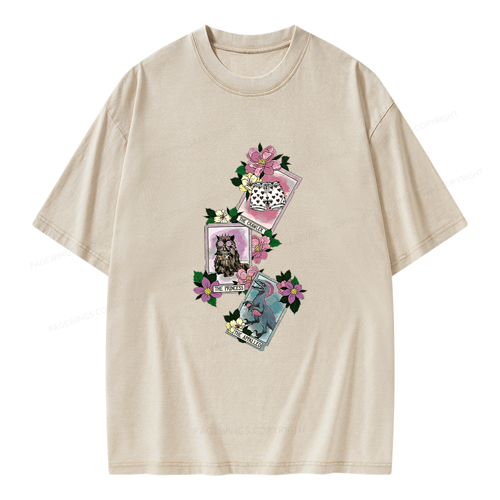 Pagewings Sci Fi Bookish Unisex Washed T-shirt
