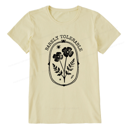Pagewings Barely Tolerable Unisex Classic T-shirt
