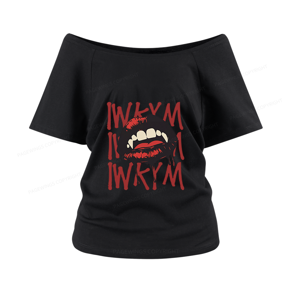 Pagewings Sci Fi Novel Lover Women Off Shoulder T-shirts