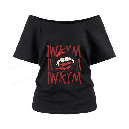 Pagewings Sci Fi Novel Lover Women Off Shoulder T-shirts