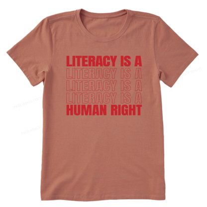 Pagewings Literacy Is A Human Right Unisex Classic T-shirt