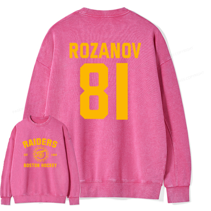 Pagewings Romance Novel Lover Unisex Washed Sweatshirt