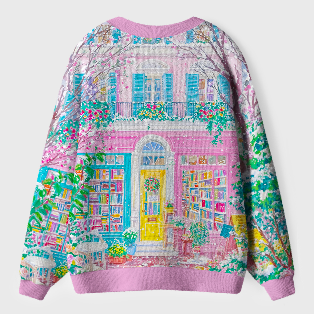 Pagewings Bookshop Unisex Ugly Cardigan Sweaters