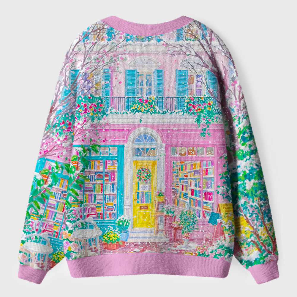 Pagewings Bookshop Unisex Ugly Cardigan Sweaters