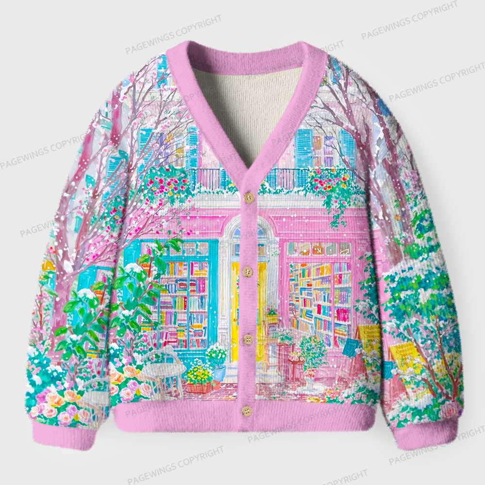Pagewings Bookshop Unisex Ugly Cardigan Sweaters