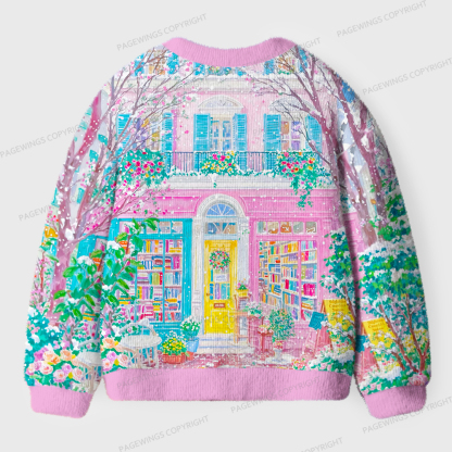 Pagewings Bookshop Unisex Ugly Cardigan Sweaters