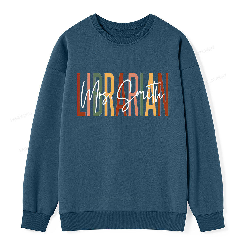 Pagewing Personalized Librarian Unisex Classic Sweatshirt