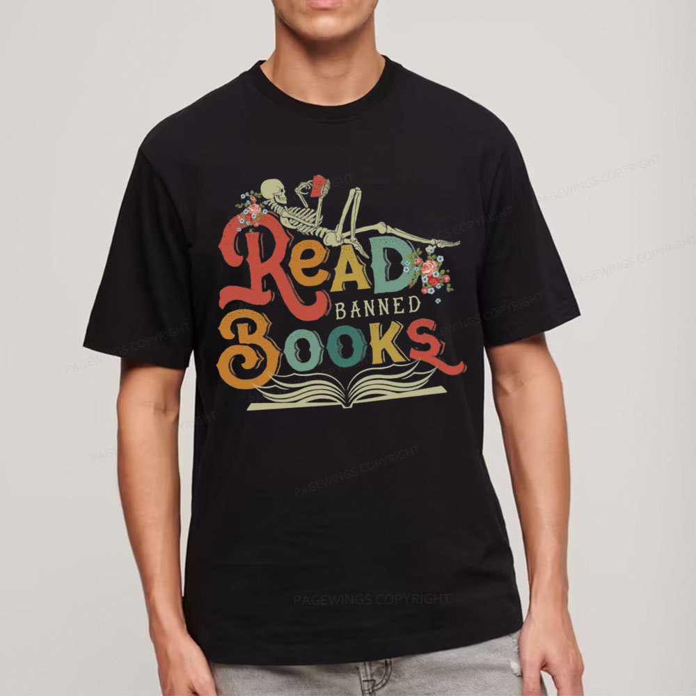 Pagewings Read Banned Books Unisex Classic T-shirt