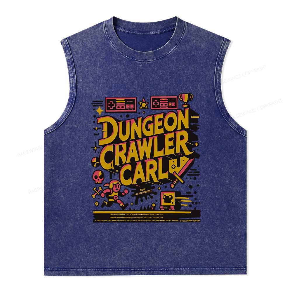 Pagewings Book New Achievement Washed Tank Top