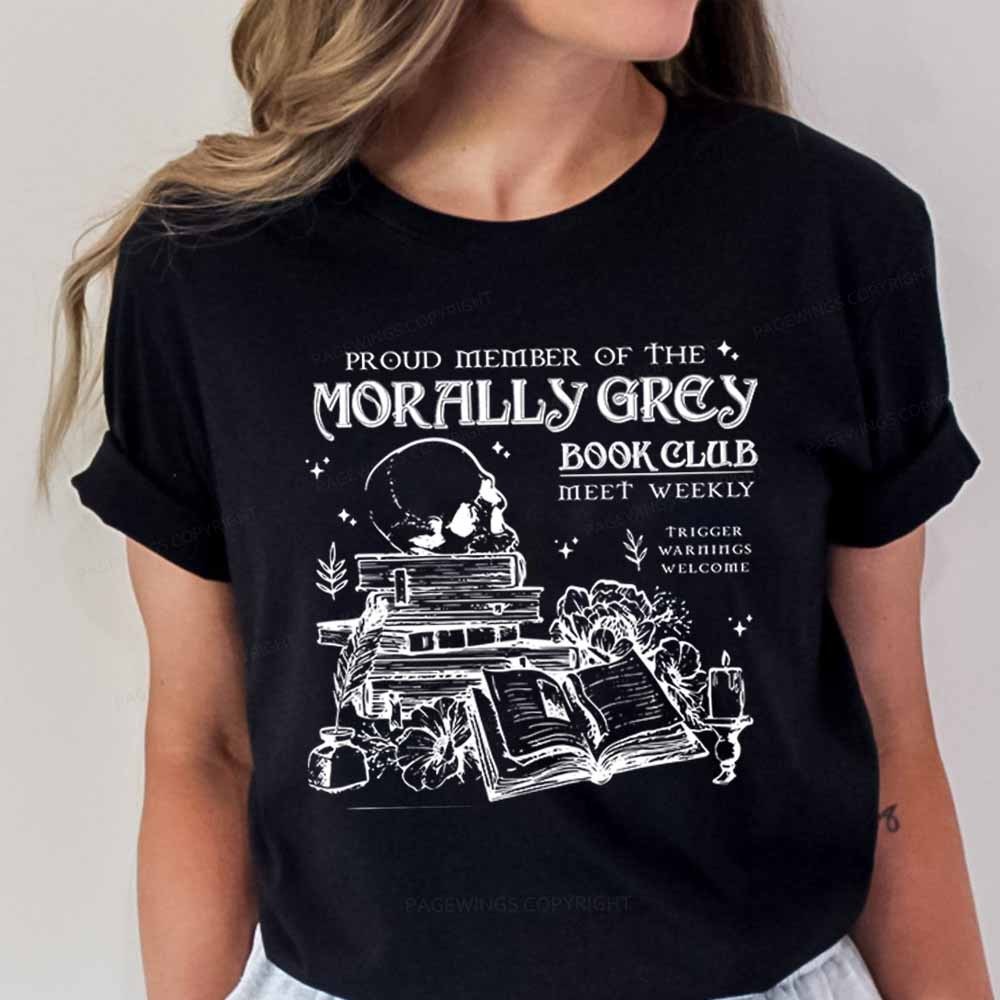 Pagewings Morally Grey Book Club Unisex Classic T-shirt