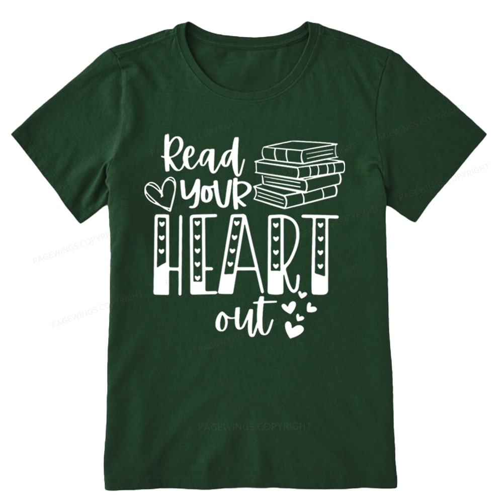 Pagewings Valentine Sweatshirt Read Your Heart Unisex Classic T-shirt