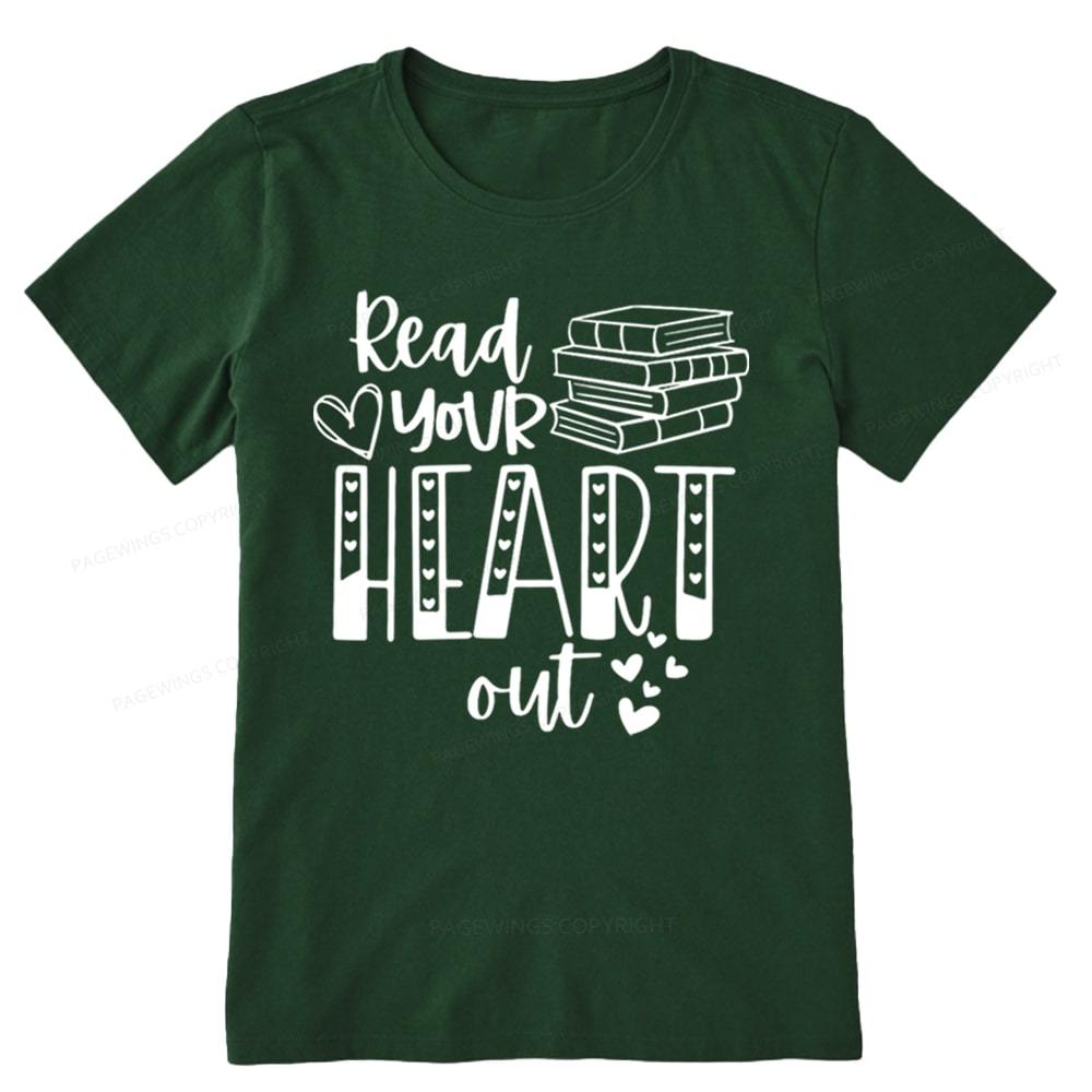 Pagewings Valentine Sweatshirt Read Your Heart Unisex Classic T-shirt