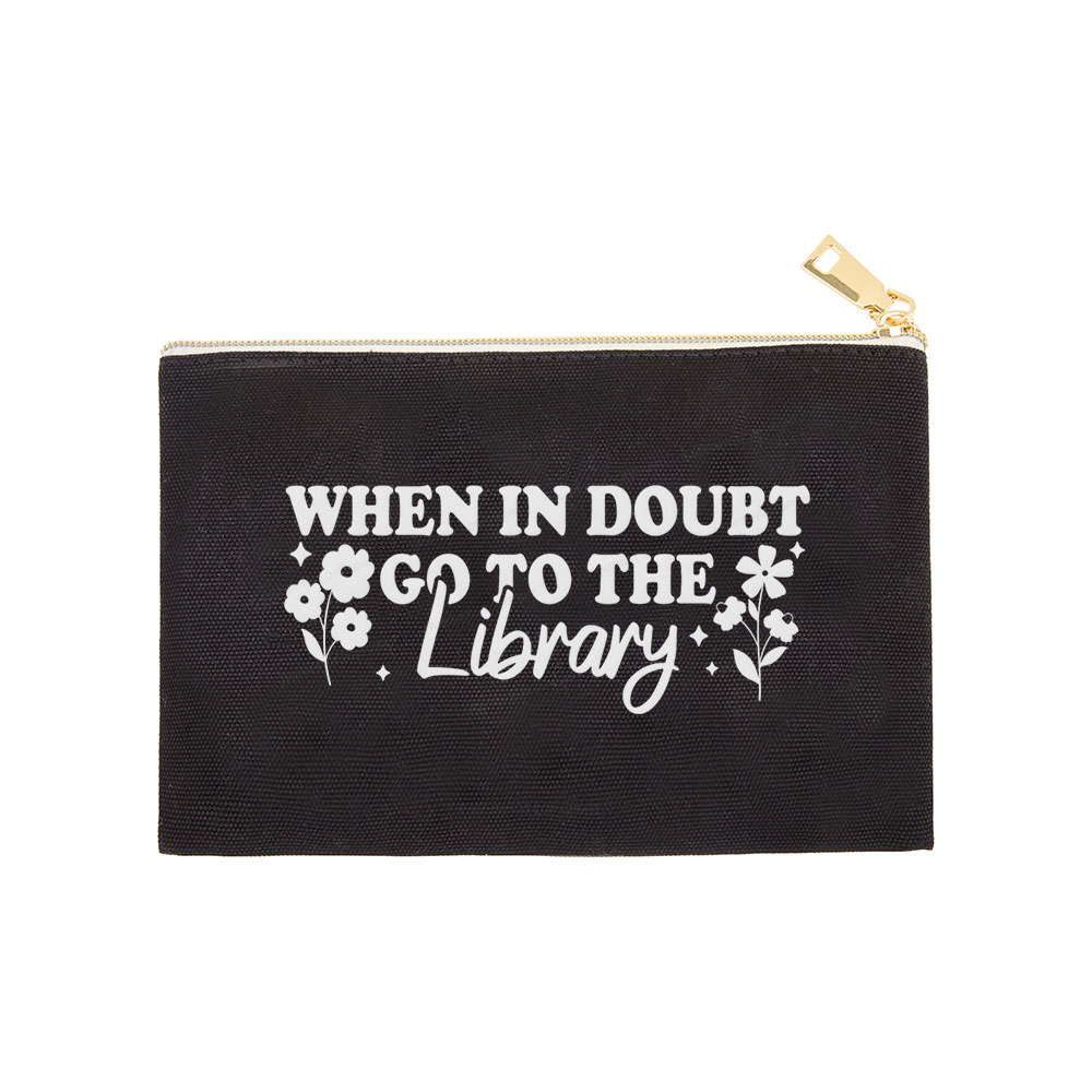 Pagewings When In Doubt Go To The Library Pouch