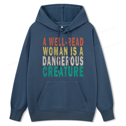 Pagewings A Well-Read Woman Is A Dangerous Creature Unisex Classic Hoodie