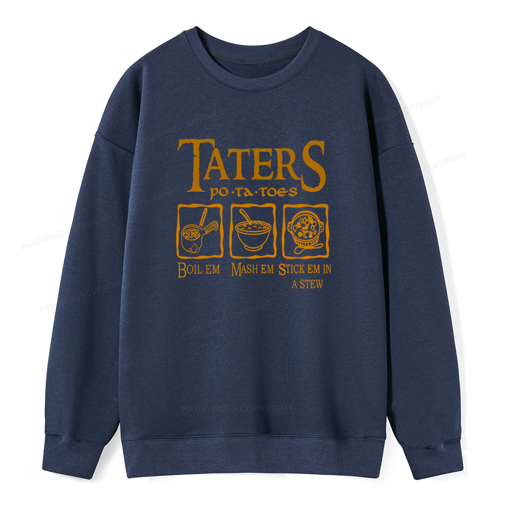 Pagewings Taters PoTaToes Unisex Classic Sweatshirt