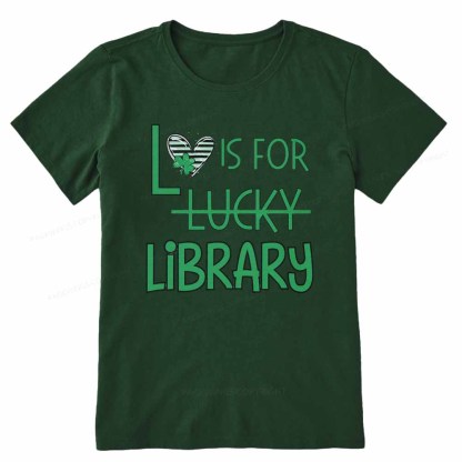 Pagewings St Patricks Day Librarian Tshirt Unisex Classic T-shirt