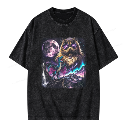 Pagewings Sci Fi Books Lover Unisex Washed T-shirt