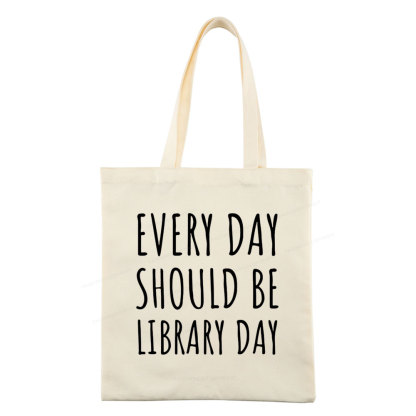 Pagewings Library Day Media Specialist Tote Bag