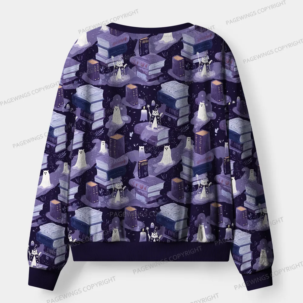 Pagewings Fantasy Reading  Unisex Flannel Pajama Set