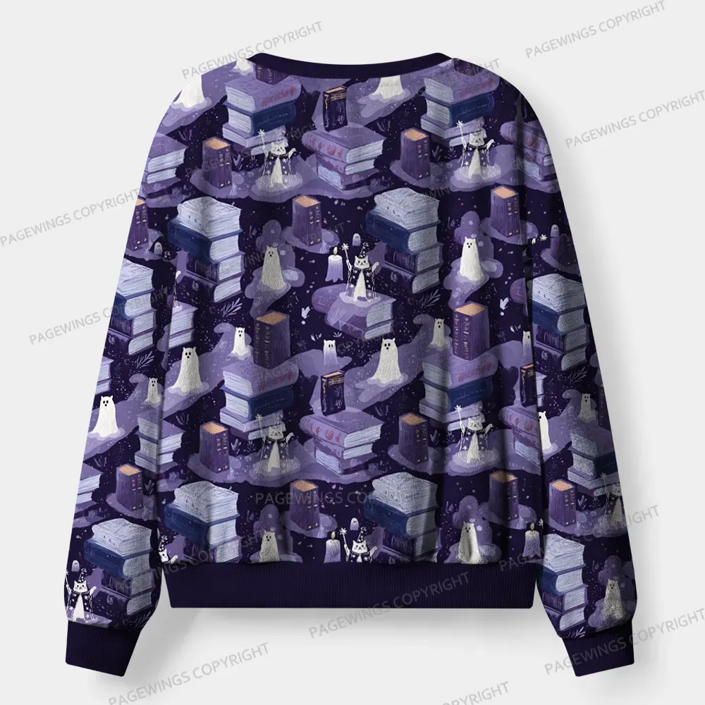 Pagewings Fantasy Reading  Unisex Flannel Pajama Set