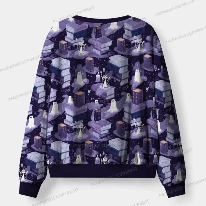 Pagewings Fantasy Reading  Unisex Flannel Pajama Set