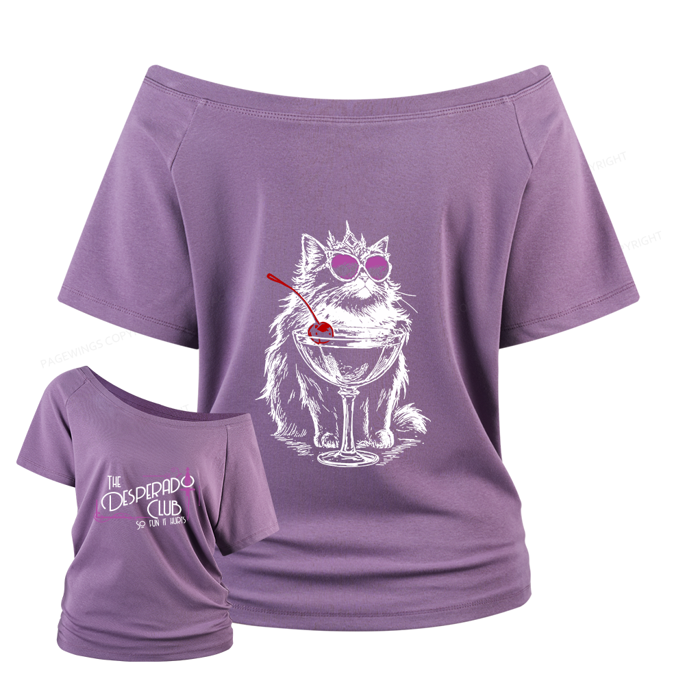 Pagewings Desperado Club Women Off Shoulder T-shirts