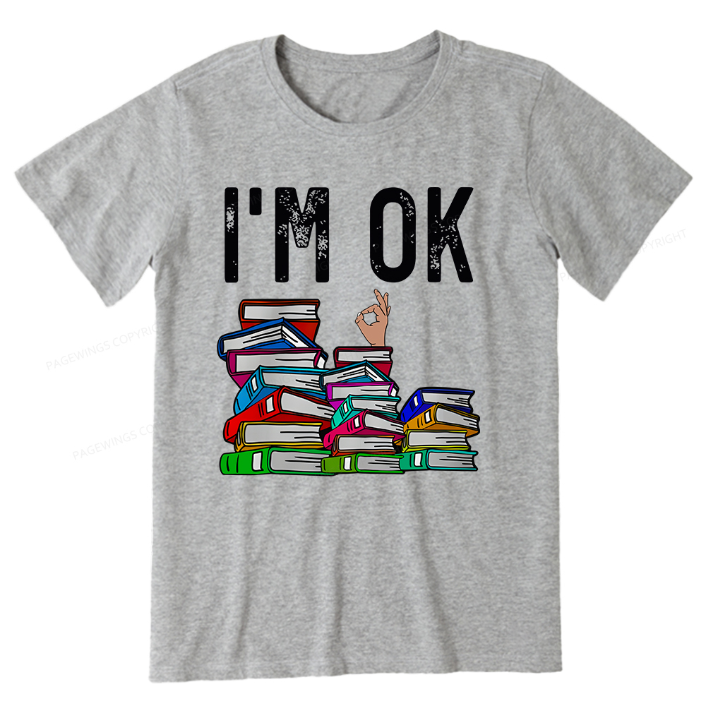 Pagewings Librarian Book Reader Funny Book Lover Unisex Classic T-shirt