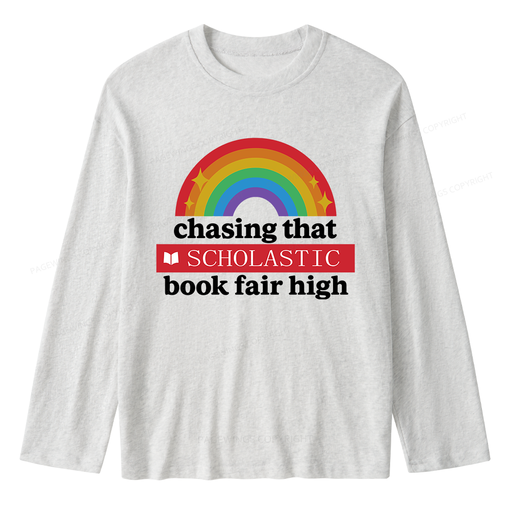 Pagewings Book Lovers Unisex Lightweight Long Sleeve T-Shirt