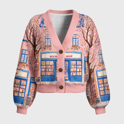 Pagewings Book Shop Women's Cardigan Sweater