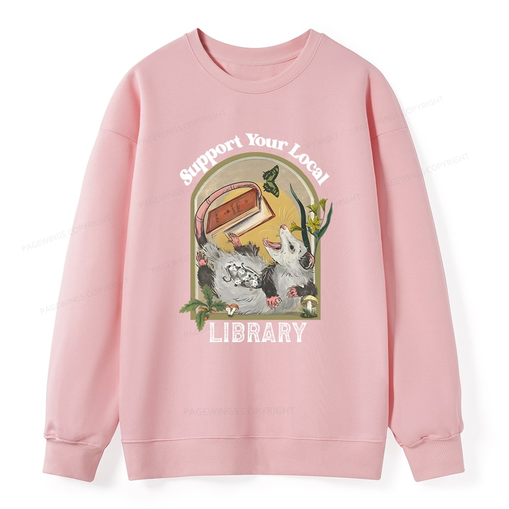 Pagewings Library Readers Make Leaders Jersey Short Sleeve Tee Unisex Classic Sweatshirt