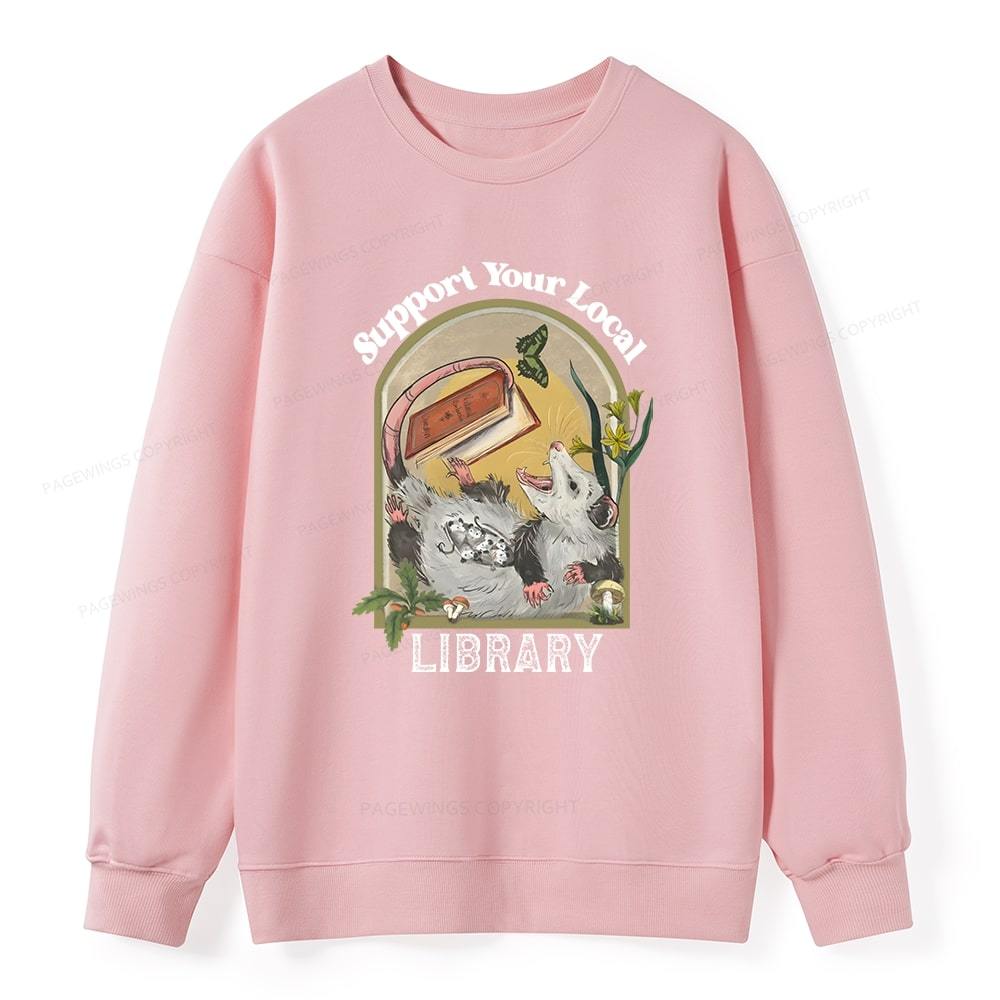 Pagewings Library Readers Make Leaders Jersey Short Sleeve Tee Unisex Classic Sweatshirt