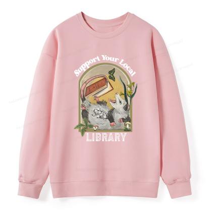 Pagewings Library Readers Make Leaders Jersey Short Sleeve Tee Unisex Classic Sweatshirt