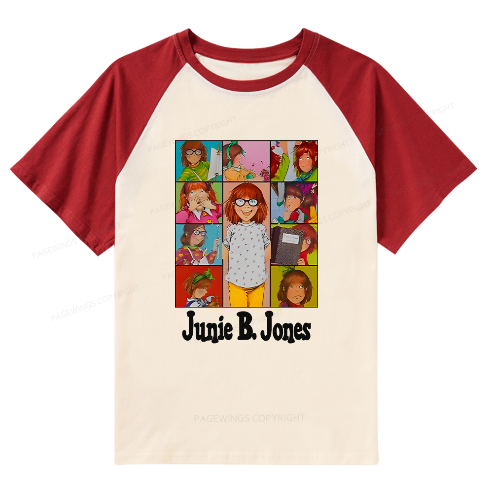 Pagewings Junie B Jones Raglan T-shirt
