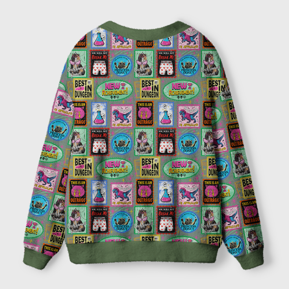 Pagewings Sci-Fi Book Lover Light Knit Unisex Cardigan Sweaters