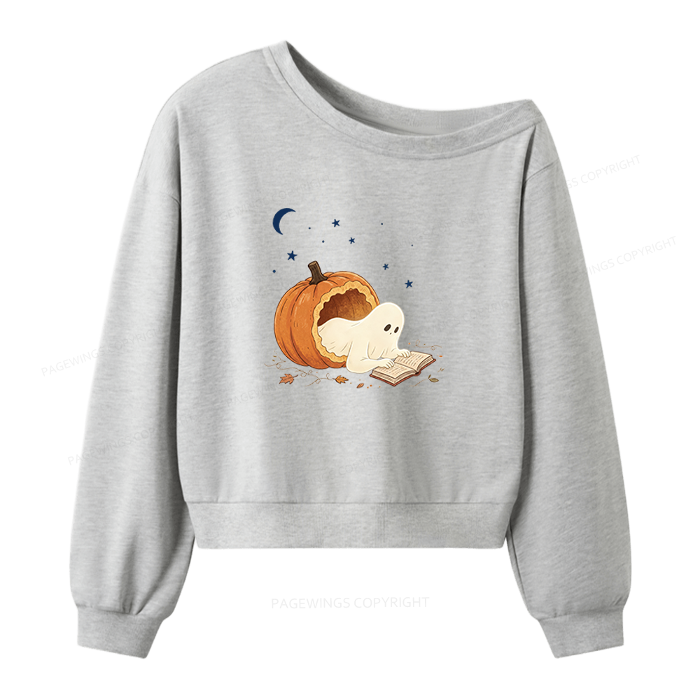 Pagewings Waiting For Fall Women Off Shoulder Sweatshirt