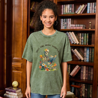 Pagewings Just More Chapter Unisex Washed T-shirt