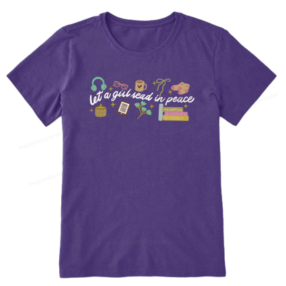 Pagewings Let a Girl Read in Peace Unisex Classic T-shirt