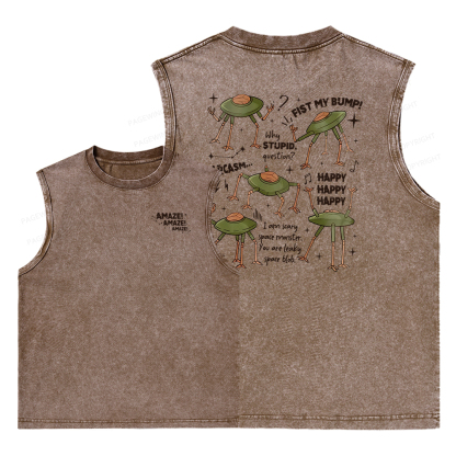 Pagewings Fantasy Bookish Rocky Amaze Unisex Washed Tank Top