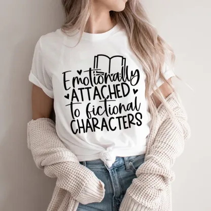 Pagewings Emotionally Attached To Fictional Characters Unisex Classic T-shirt