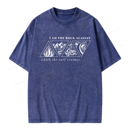 Pagewings Fantasy Bookish Unisex Washed T-shirt