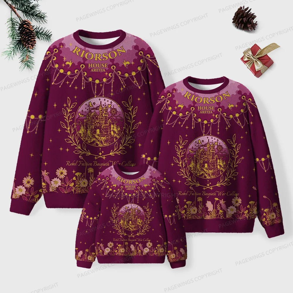 Pagewings Riorson House  Unisex Ugly Knit Sweatshirt