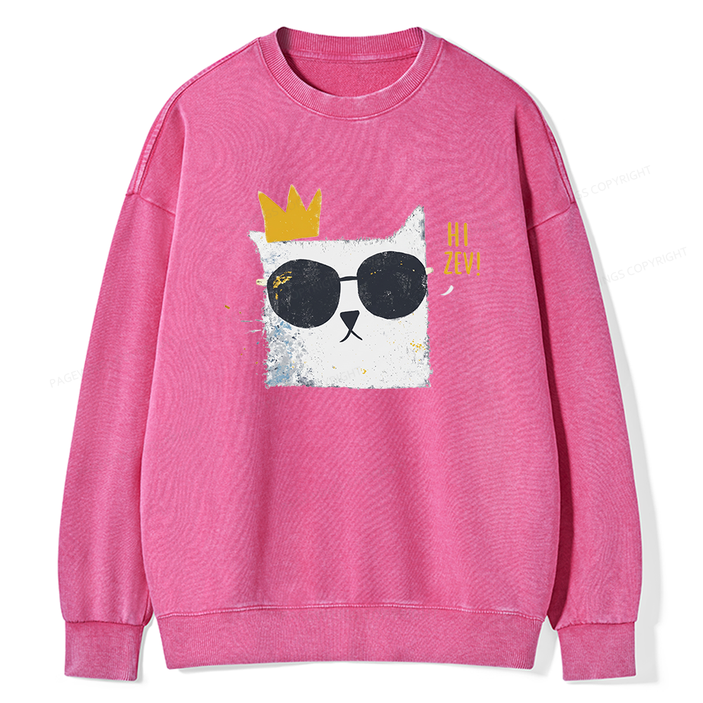 Pagewings Sci-Fi Bookish Unisex Washed Sweatshirt