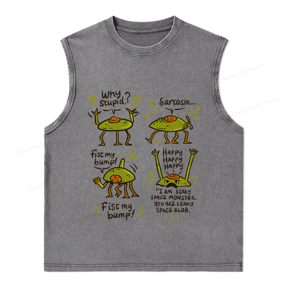 Pagewings Rocky Amaze Book Lover Unisex Washed Tank Top